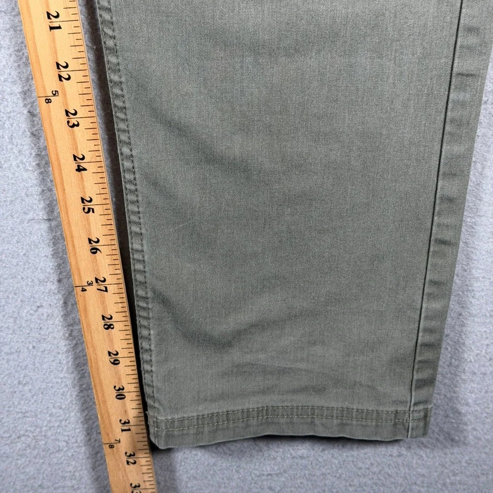 Oakley Slim Fit Pants Mens 34W 32L Olive Green 5-Pocket Casual 421868 FA15